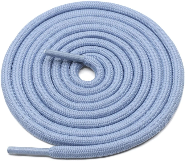 GRAH SANGRAH® (2 Pair) Shoelaces for Thick Round Climbing, Hiking, Boot, Running , Sport Shoes Laces  - 120 CM, Sky Blue